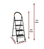 4 Steps 4.8 ft Mild Steel Step Ladder