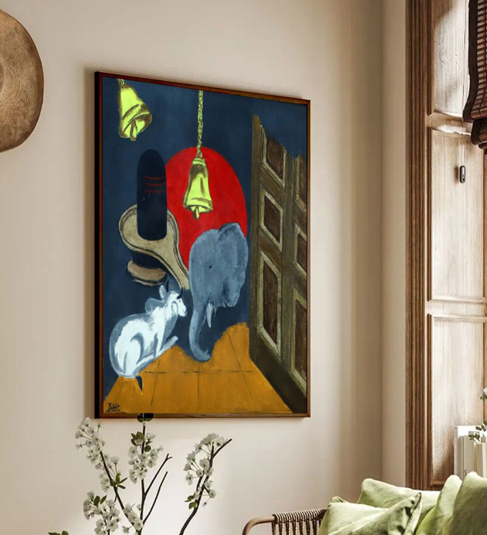 40X30 Inches Framed Canvas Painting