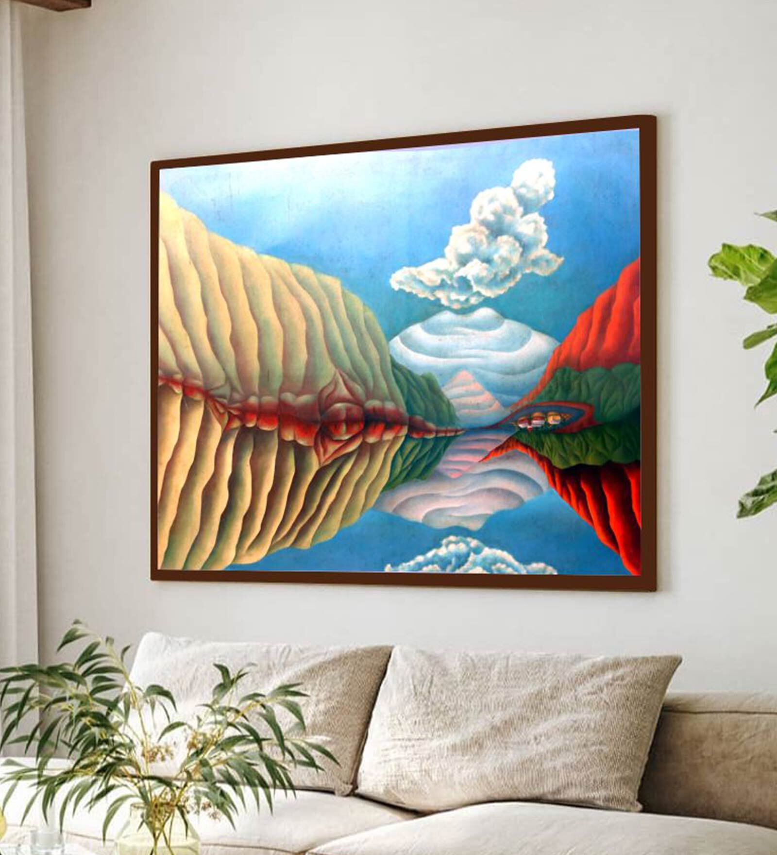 40X30 Inches Framed Canvas Art Print