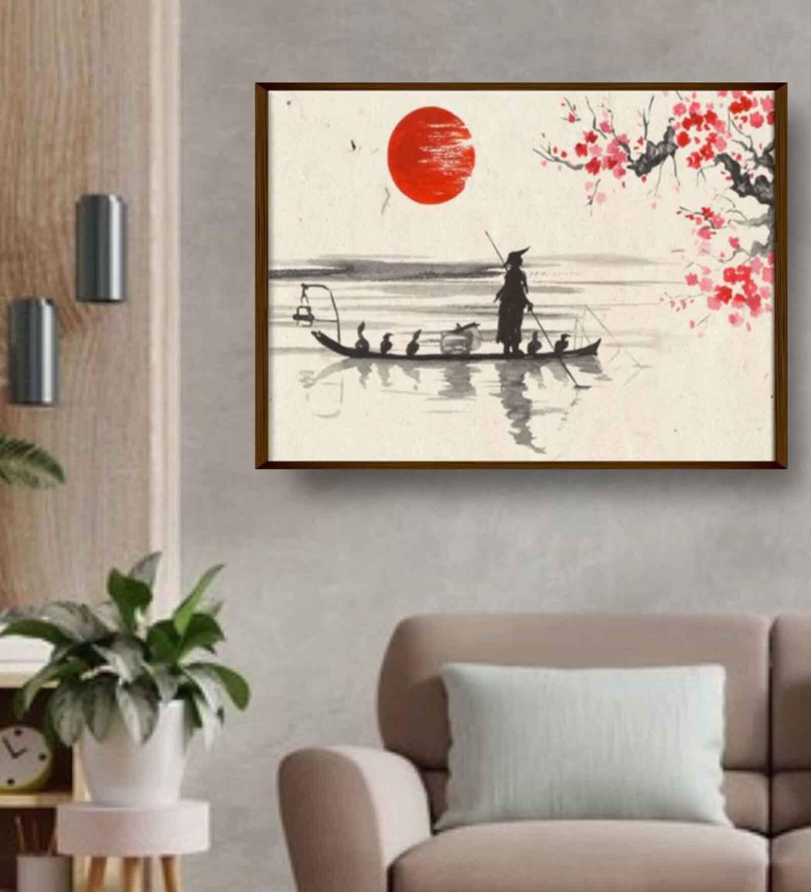 Art Smart Multicolour Canvas Framed Art Print