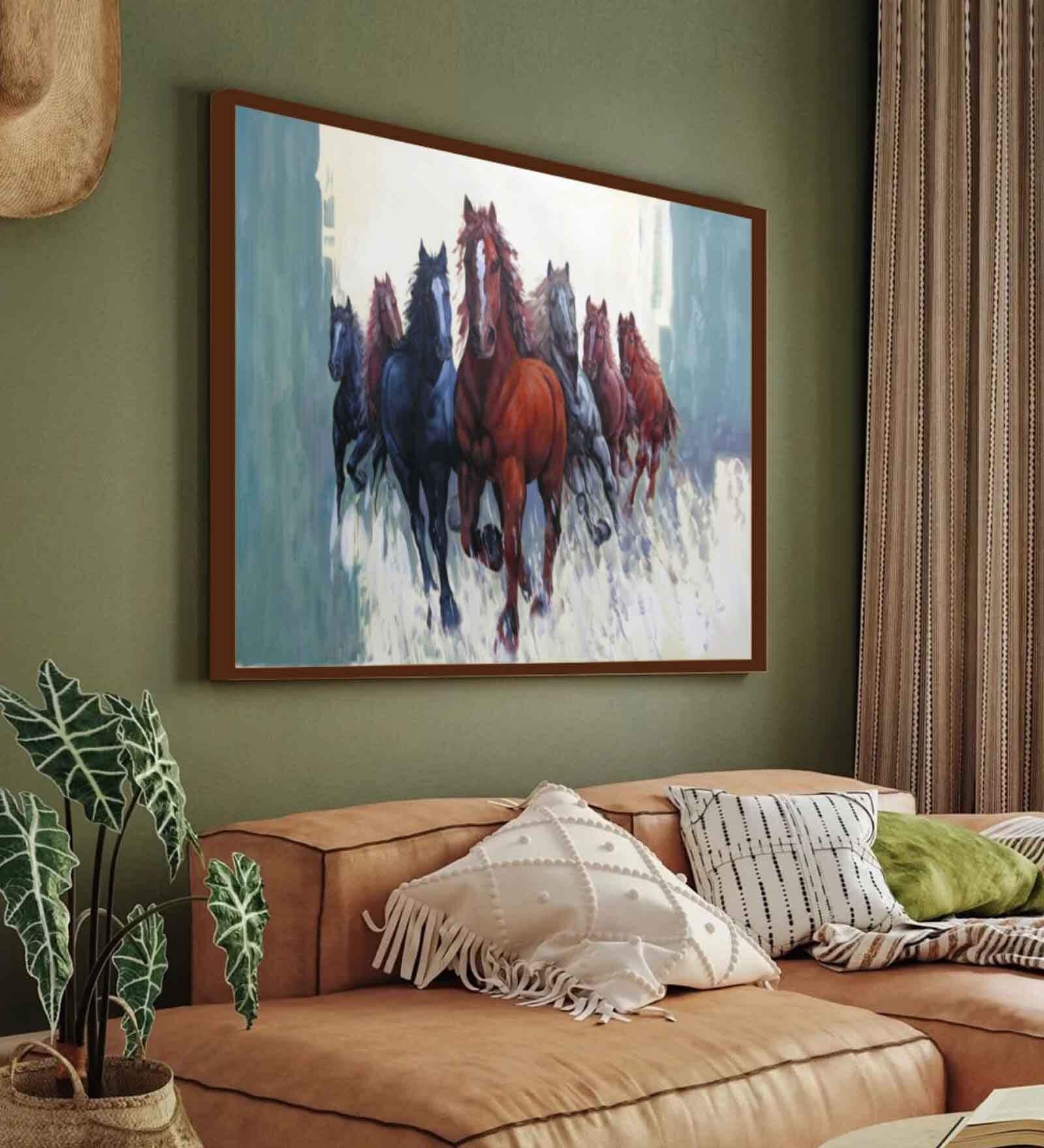 Animeist Multicolour Canvas Framed Art Print