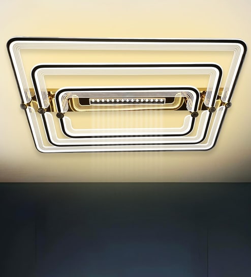 400W 110 cm Smart LED Panel Chandelier with 3 Light Modes