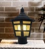 40 Watts Black Colour Metal & Glass Pillar Gate Light