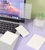 400 Sheets Transparent Sticky Notes with Lined Self Sticky Notes Waterproof Assorted