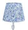Blue 40cm straight empire premium softback lamp shade in cotton