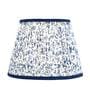 Blue 40cm straight empire premium softback lamp shade in cotton