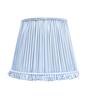 Blue 40cm straight empire premium softback lamp shade in cotton