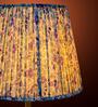 Blue 40cm straight empire premium softback lamp shade in cotton
