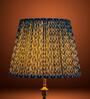Blue 40cm straight empire premium softback lamp shade in cotton
