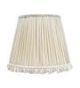 Beige 40cm straight empire premium softback lamp shade in cotton