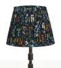 Blue 40cm straight empire premium softback lamp shade in cotton