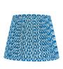 Blue 40cm straight empire premium softback lamp shade in cotton