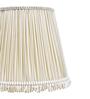 Beige 40cm straight empire premium softback lamp shade in cotton