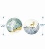 Multicolour Framed Canvas (Set of 2) Wall Plate