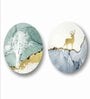 Multicolour Framed Canvas (Set of 2) Wall Plate