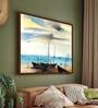 The Cart Multicolour Canvas Framed Art Print