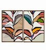 Choosing Keeping Multicolour Canvas Framed Art Print Set of 2
