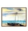 The Cart Multicolour Canvas Framed Art Print
