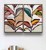 Choosing Keeping Multicolour Canvas Framed Art Print Set of 2