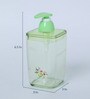 420 Ml Plastic Counter Top Liquid Soap Dispenser In Green