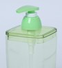 420 Ml Plastic Counter Top Liquid Soap Dispenser In Green