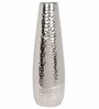 42cm High Hammered Nickel Plated Decorative Flower Vase