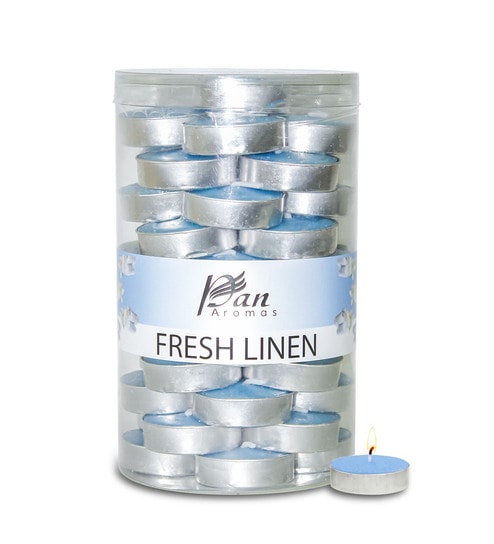 45-Pack Scented Tealight Candle - Fresh Linen