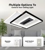 45 cm Square LED Ceiling Chandelier with 3 Light Modes