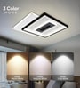 45 cm Square LED Ceiling Chandelier with 3 Light Modes