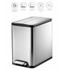 45 Litre Black Stainless Steel Dustbin