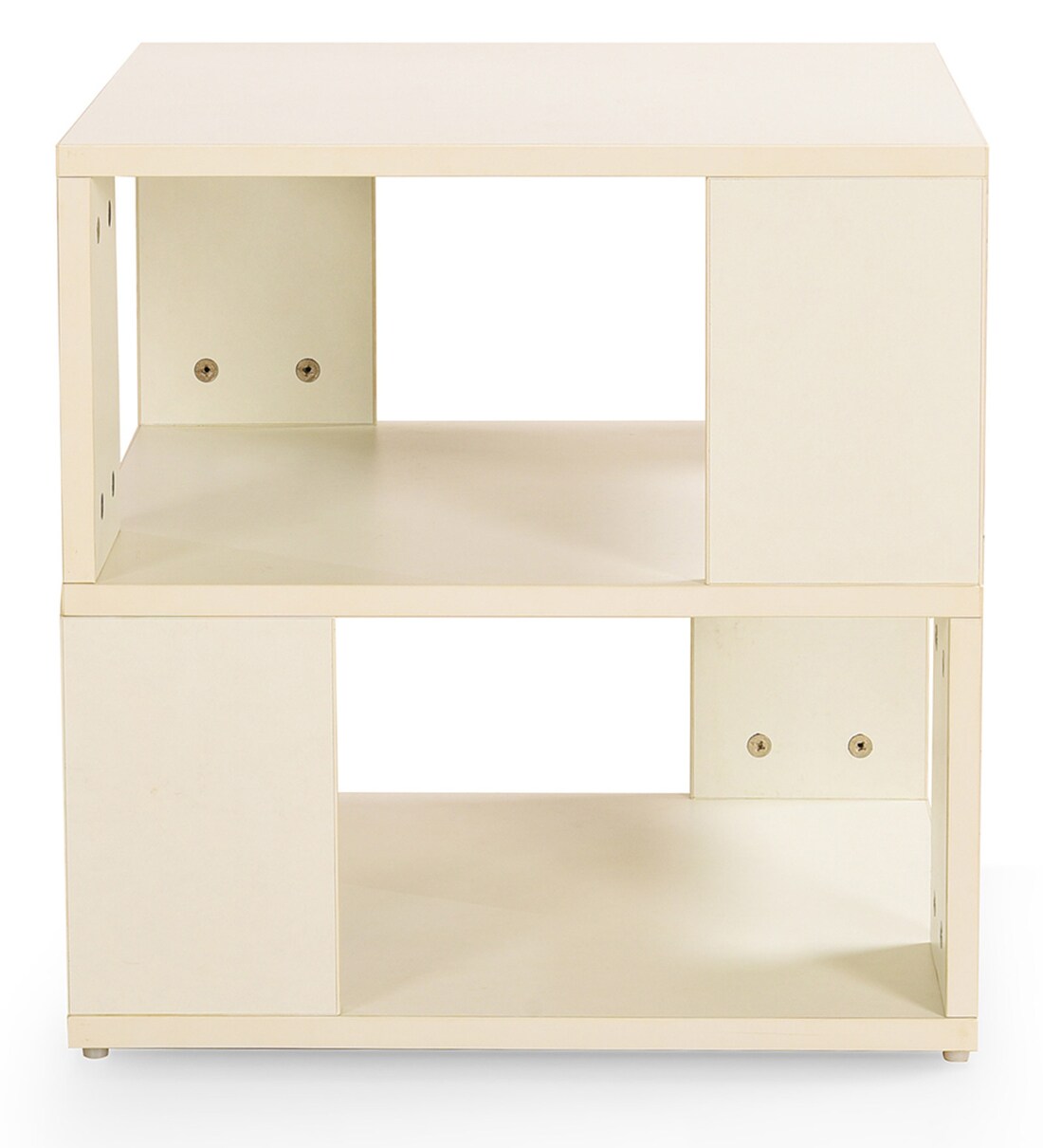 Buy Cia End table in Frosty White Colour by Comfold Online Modern End
