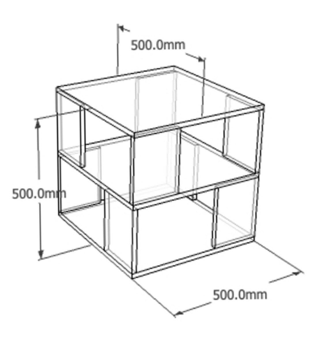 Buy Cia End table in Frosty White Colour by Comfold Online Modern End