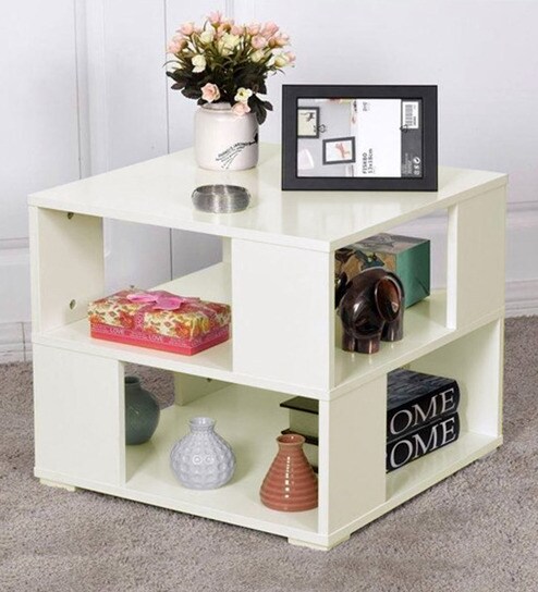 Buy 4homez Cubicle Multipurpose Engineered Wood Bedside Table