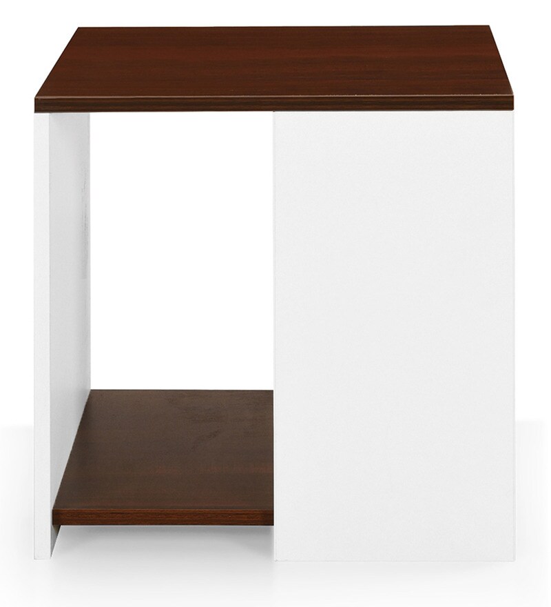 Buy Bianco End Table in Walnut Brown Finish by Comfold Online Modern