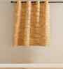 Mustard Cotton Floral 5ft Window Curtain (1 Pc)