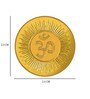 5 Grams 24KT (995) OM Gold Coin