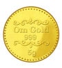 5 Grams 24KT (995) OM Gold Coin