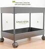 5 Layer Storage Organizer Powder Coated With Wheels