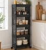 5 Layer Storage Organizer Slim Rack Shelf With Wheels