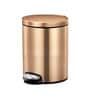 Copper 5 Ltr Stainless Steel Step Dustbin