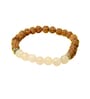 5 Mukhi Rudraksha & Rose Quartz Bracelet