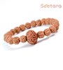 5 Mukhi Rudraksha Bracelet with 7 Mukhi Bead