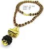 5 Mukhi Rudraksha Mala With Brass Shiv Trishul & Damru