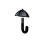 5 Pcs Black Metal Umbrella Wall Hook