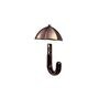 5 Pcs Rose Gold Metal Umbrella Wall Hook