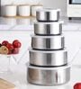 5 Pcs Stainless Steel Kitchen Storage Containers