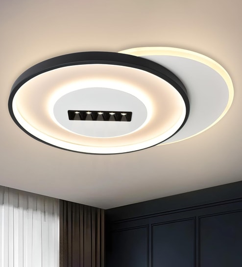 50 cm Round LED Ceiling Chandelier with 3 Light Modes