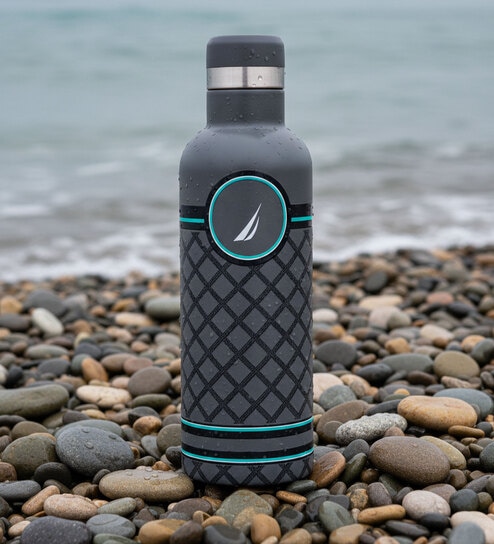 500ML Grey Leak-Proof Bottle 24Hour Hot & Cold Thermos/Flask For Fitness Enthusiasts (Yacht) Oreo Prtd
