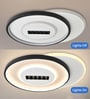 50 cm Round LED Ceiling Chandelier with 3 Light Modes