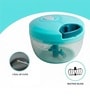 500 ml Manual Vegetable Chopper Assorted